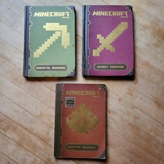 Lot Of 3 Minecraft Handbooks By Mojang 2013/2014/2015