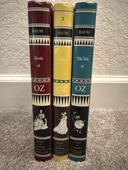 Glinda of Oz, Ozma Of Oz, & Tik-Tok of Oz by L Frank Baum Hardcovers, Preowned