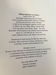William Eggleston: Los Alamos, Scalo 2003; First Ed., Rare, Excellent Cond.