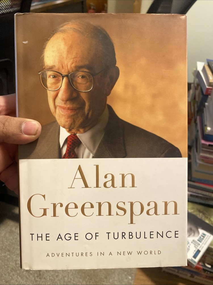 Age of Turbulence by Alan Greenspan Economic Memoir Book
