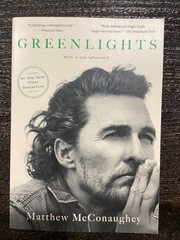 Greenlights by Matthew McConaughey (2024, Trade Paperback)