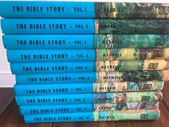 The Bible Story by Arthur S Maxwell, Volume 1-10 Complete Set 1953-57 Vintage