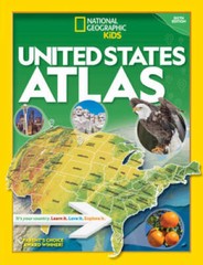 National Geographic Kids US Atlas 2020, 6th Edition – Hardcover – GOOD