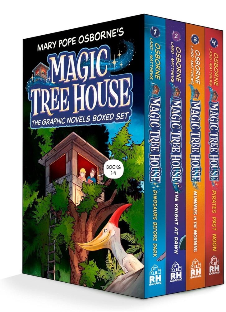 Magic Tree House Graphic Novel Set – Books 1-4 – Never Used – Mary Pope Osborne