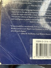 Black’s Law Dictionary (Pocket), 3rd Edition – Paperback