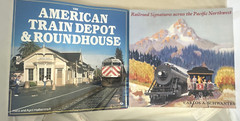 Railroad Signatures Across the Pacific Northwest,American Train Depot Set of 2