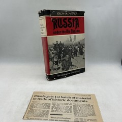 RUSSIA UNDER THE OLD REGIME Richard Pipes 1974 Hardcover Charles Scribner’s Sons