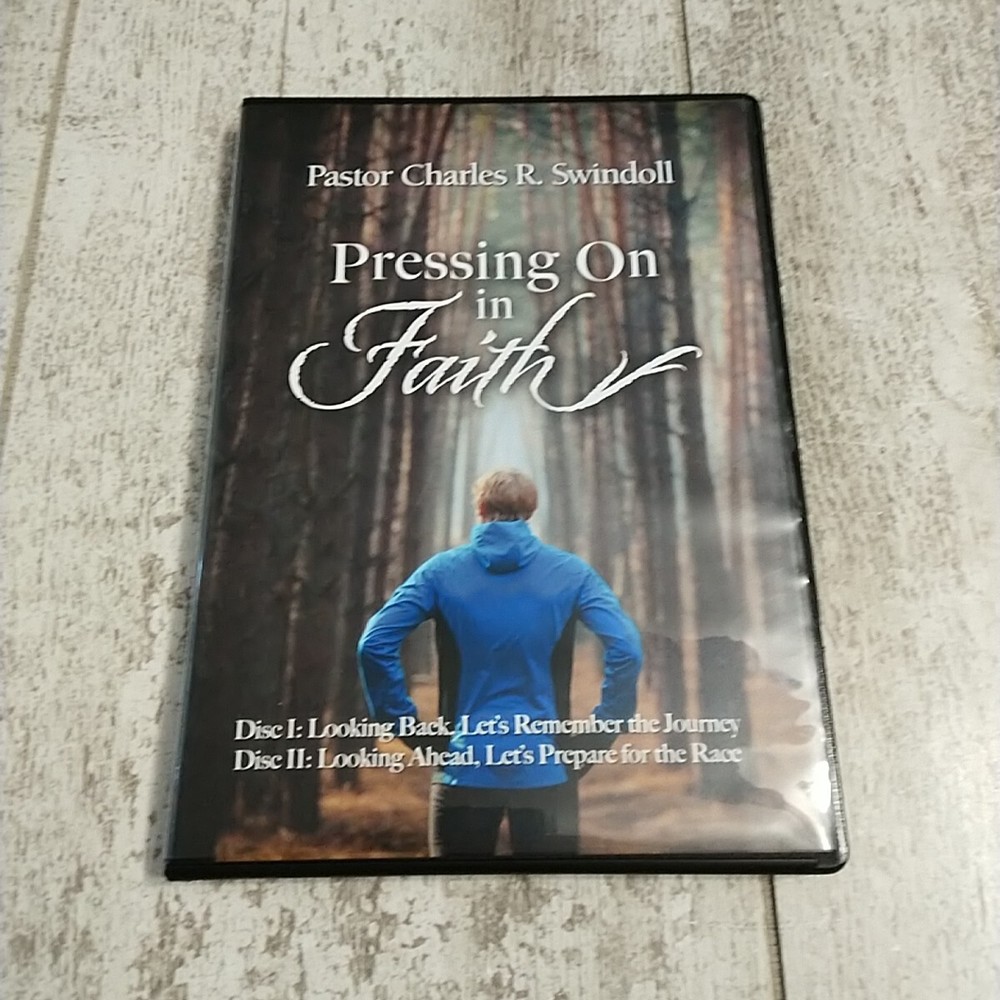 Pressing On In Faith by Charles R Swindoll (2022) Insight for Living – 2-CD set