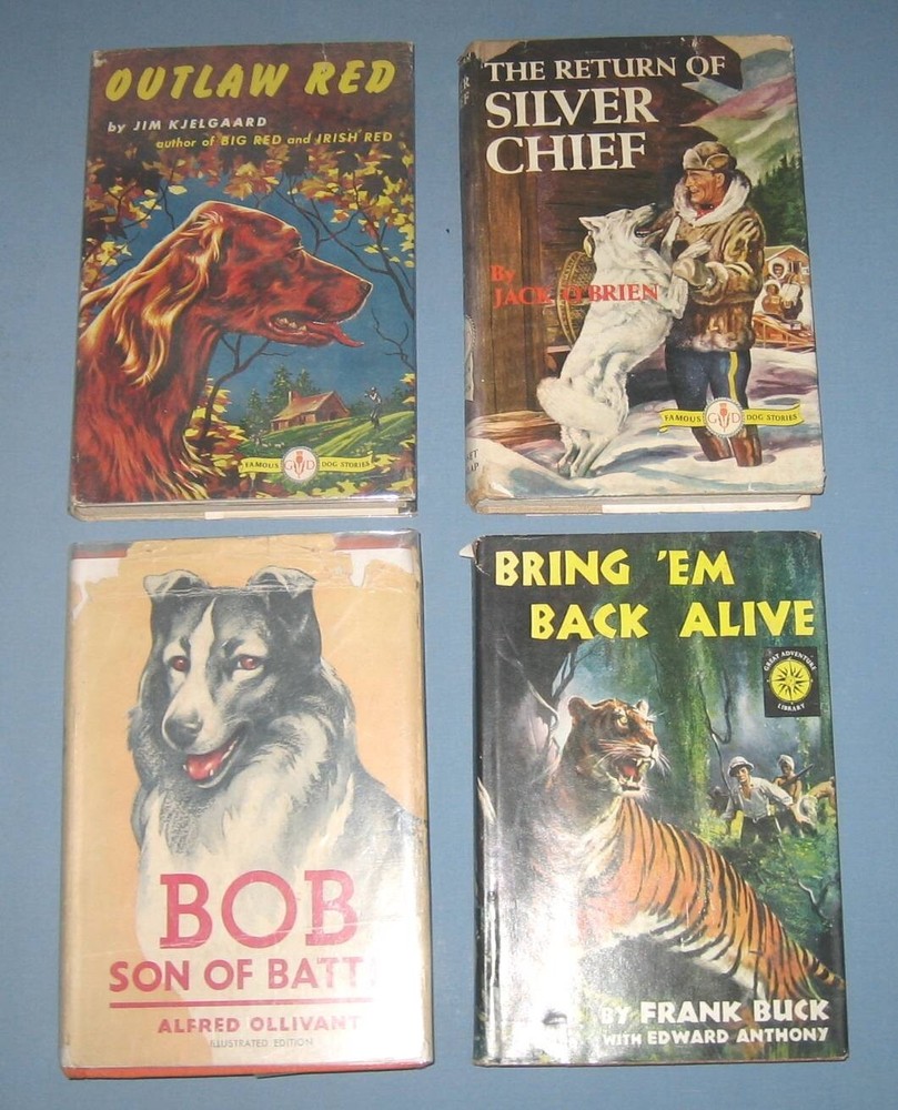 4 older novels for young readers – hardcovers with dust jackets
