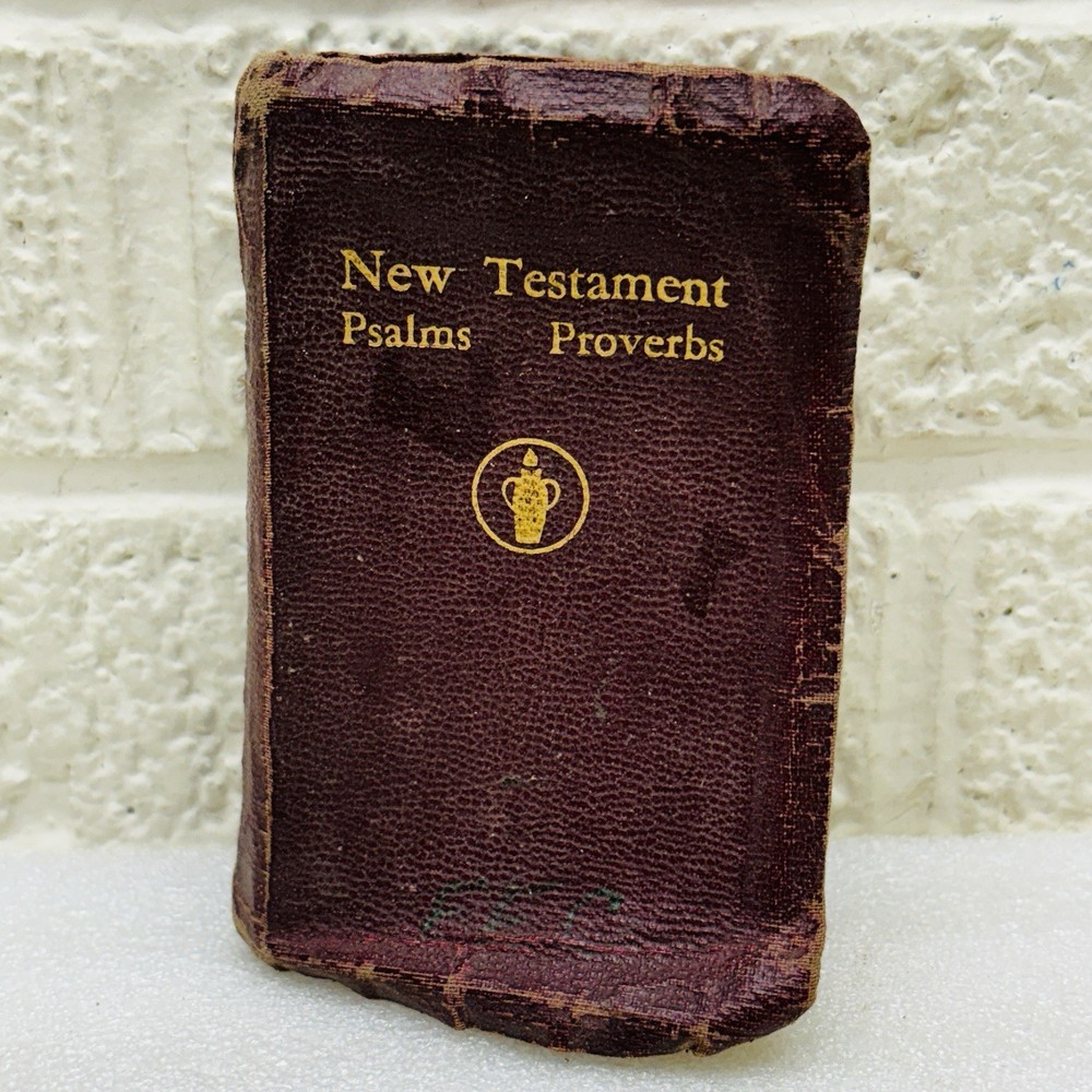 VTG‼ Gideons New Testament Psalms Proverbs 1954 Edition KJV National Bible Press