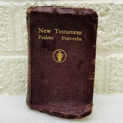 VTG‼ Gideons New Testament Psalms Proverbs 1954 Edition KJV National Bible Press