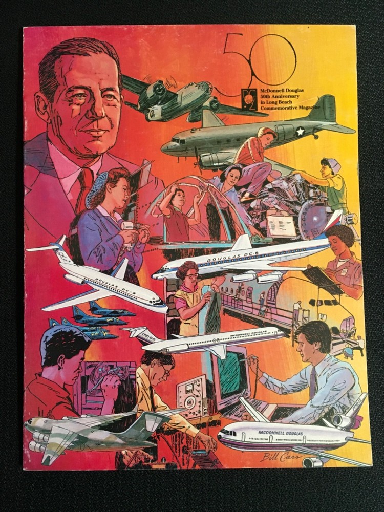McDonnell DOUGLAS AIRCRAFT COMPANY 50th Anniversary Commemorative Marketing Book