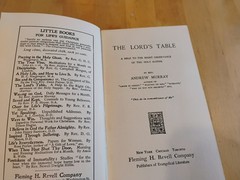 The Lord’s Table Andrew Murray RARE Hardback Antique book 1897 Revell Christian