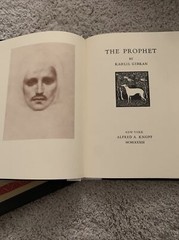 The Prophet Kahlil Gibran 1983 HC 25th Printing Alfred A Knopf Borzoi Book
