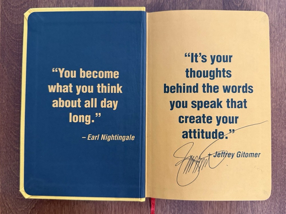SIGNED “Jeffrey Gitomer’s Little Gold Book of Yes! Attitude” Lifetime Of Success