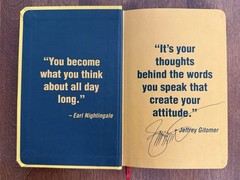 SIGNED “Jeffrey Gitomer’s Little Gold Book of Yes! Attitude” Lifetime Of Success