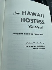 Hawaii Cookbook SC The Hawaii Hostess Cookbook 1968 44 pages