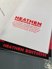 Anthem by Ayn Rand (Heathen Edition) Paperback MISPRINTED MISFIT