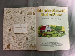 Vintage Children’ Animal books – Barn Panorama/Old MacDonald/Farmer Jones+1