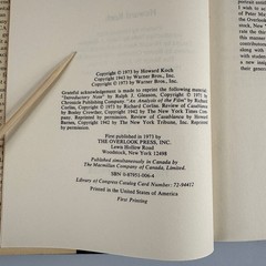 Casablanca Script and Legend Howard Koch 1973 First Printing Film History