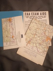 Commercial Pilot CAA Exams 1960 with Maps Acme School of Aeronautics