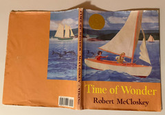 Robert McCloskey signed „Time Of Wonder” Viking 1957 1985 HC Beautiful Maine