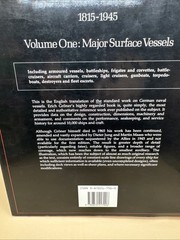 GERMAN WARSHIPS, 1815-1945: MAJOR SURFACE VESSELS By Erich Groener & Mint