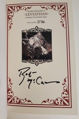 ROBERT MCCAMMON LEVIATHAN SIGNED NUMBERED LIVIDIAN EDITION NEW UNREAD