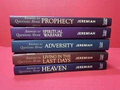DR. DAVID JEREMIAH Answers To Questions About… Set of 5 HC Books Turning Point
