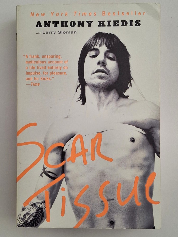 Anthony Kiedis Scar Tissue Memoir w/ Larry Sloman Hachette Paperback 2014 RHCP