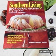 Lot of 3 Southern Living Annual Recipes Cookbooks 2006, 2007 & 2008 Hardback