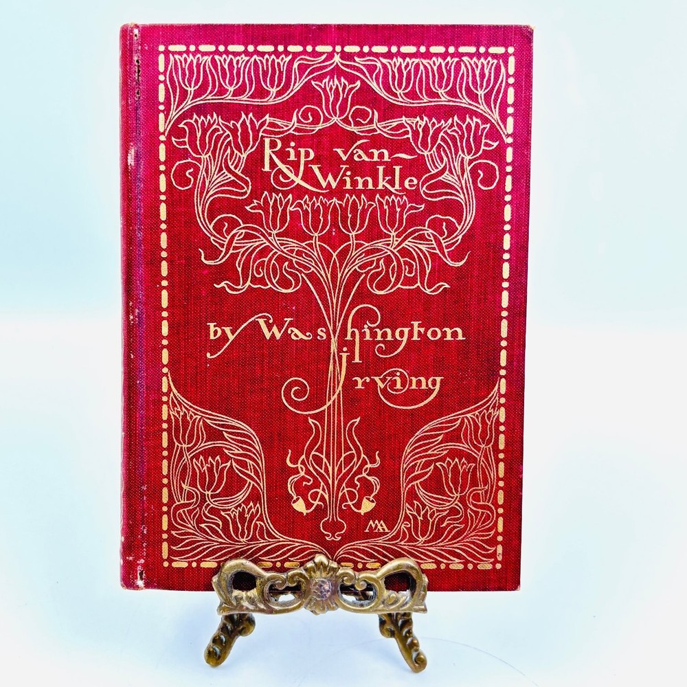 Rip van Winkle Washington Irving Decorative Binding Illustrated Gilt Page Edges