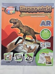 Dinosaur World AR Interactive 4D Coloring Book Augmented Reality Pukka 8421-FUN