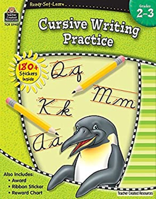 Cursive Writing Practice, Grades 2-3 Paperback