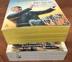ALTERNATE PRESIDENTS and ALTERNATE OUTLAWS; editor: Mike Resnick, Used, Paper
