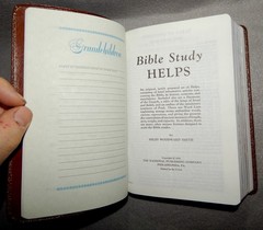 KJV Teacher’s Reference Bible by National N3202RL Brown Imitation leather – new