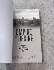 Empire of Desire Rina Kent Signed Paperback Empire Series Out Of Print New