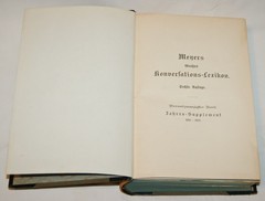 ANTIQUE BOOK Meyers Konversations-Lexikon ENCYCLOPEDIA Vol. 24 1911-1912 Germany