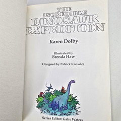 The Incredible Dinosaur Expedition Karen Dolby Usborne Puzzle Kids Book Vintatge