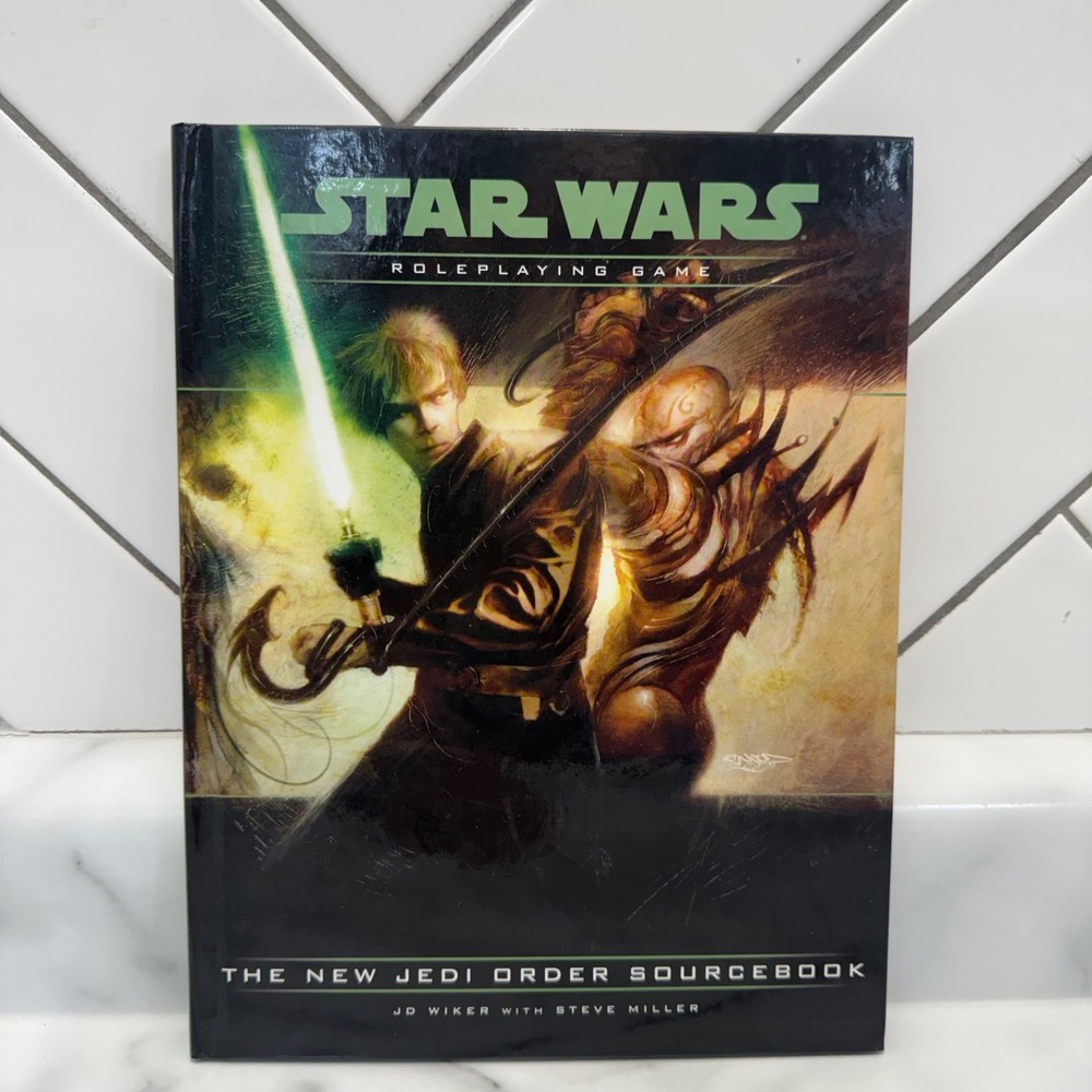 Star Wars New Jedi Order Source Book JD Wiker Steve Miller Lucas WotC Role RPG