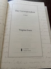 The Correspondent by Virginia Evans Hardcover Book New. Sale To Friday
