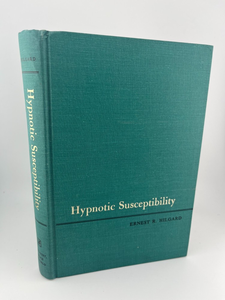 Hypnotic Susceptibility – Ernest R. Hilgard – 1965 – 1st hardcover VERY GOOD