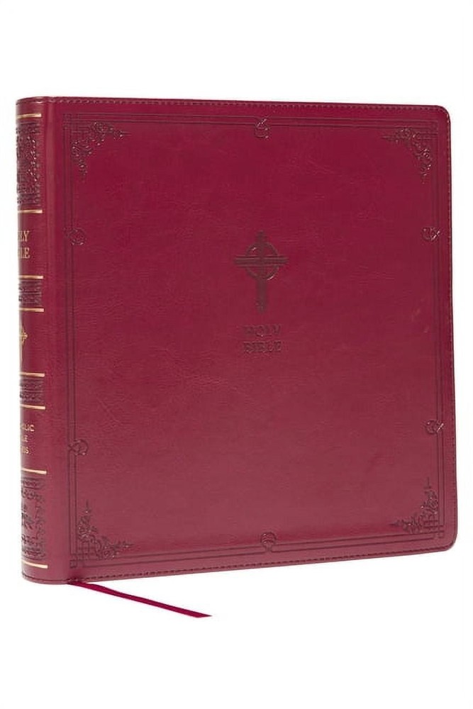 Nabre XL, Catholic Edition, Leathersoft, Burgundy, Comfort Print: Holy Bible,…