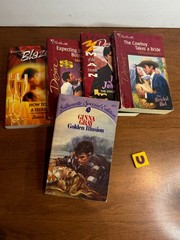 collection of 5 vintage romance paperback books