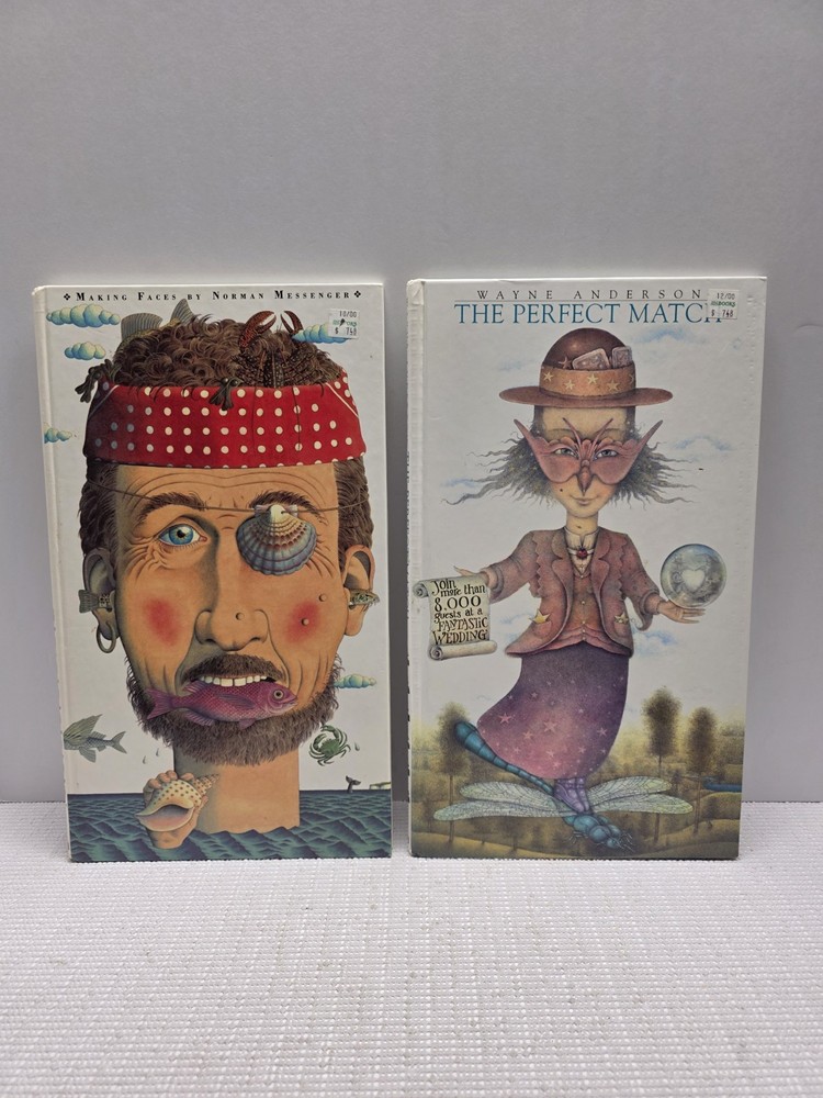 Making Faces & The Perfect Match DK HC 1st Editions Norman Messenger Anderson