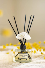 Reed Diffuser Set 6.7Oz (200Ml) Clean Cotton Scented Diffuser with Sticks Home F