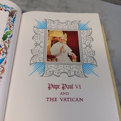 Holy Bible Fireside Family Edition NAB Catholic White Cover 1974-1975 1250+ Page