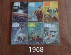 41 Vintage Analog Science Fiction Science Fact Lot Of 41 From 1965 – 1972