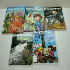Lot of 10 A to Z Mysteries PB & HC Books by Ron Roy Scholastic Set Super Edition