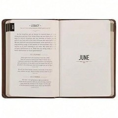 One Minute with God for Men 365 Devotion Brown Faux Imitation Leather Flexcover